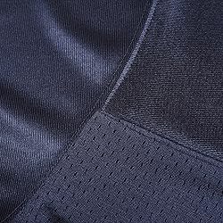 DEHANER Blank Navy Blue Football Jersey for Men