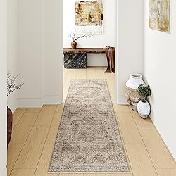 PureCozy Vintage Runner Rug 2x6 Hallway Bedroom Rug