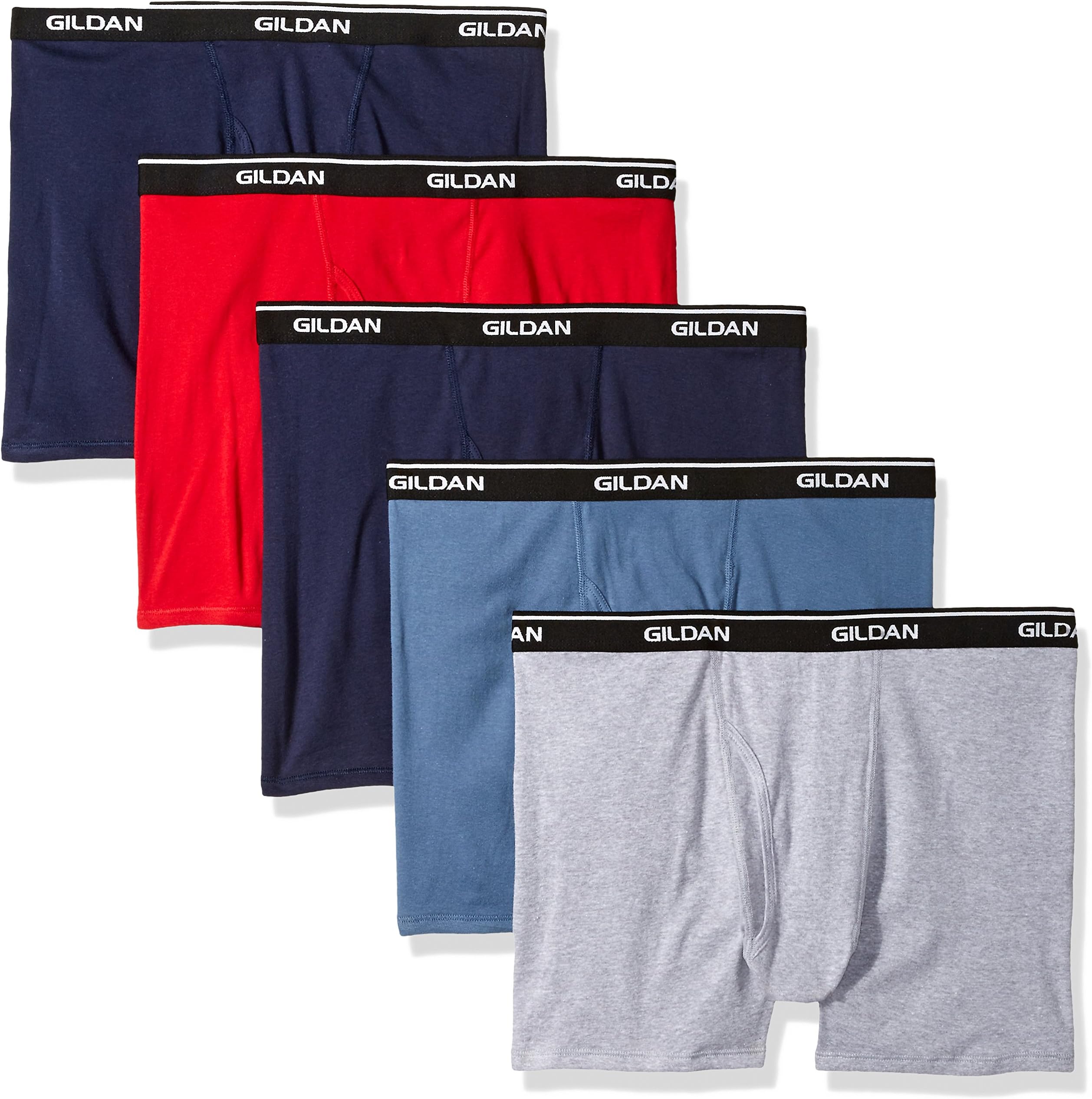 GildanMen's Short Leg Boxer Briefs