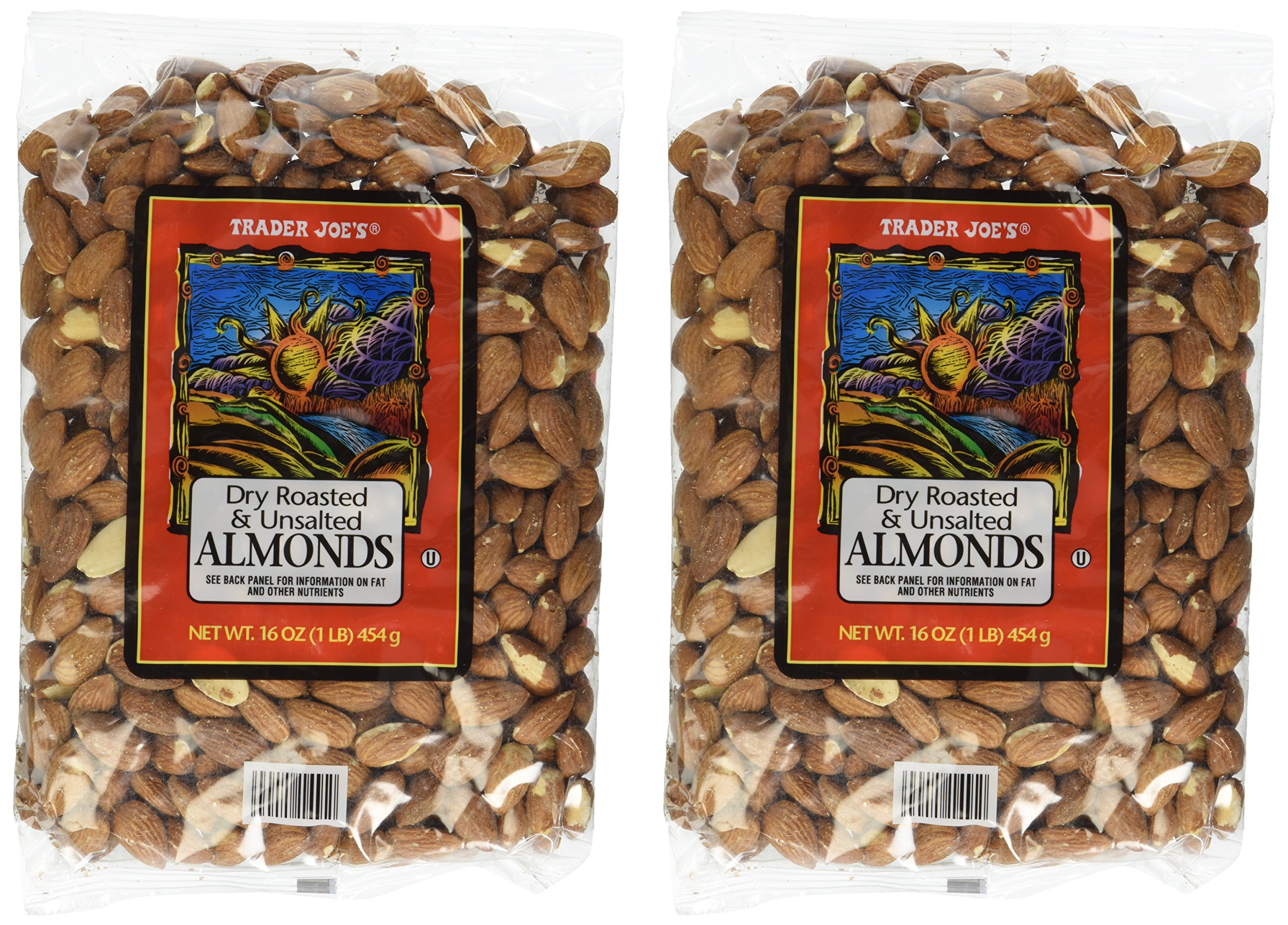 Trader Joe's Roasted & Unsalted Whole Cashews 1lb Snack