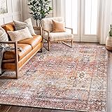 Rugshop Transitional Distressed Machine Washable