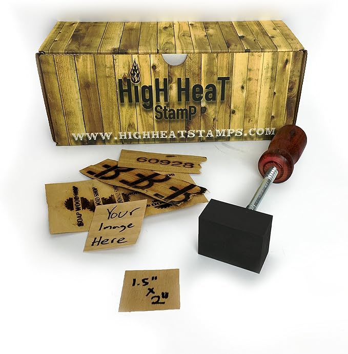 High Heat Stamp Custom Image Branding Iron (1 1/2" x 2")