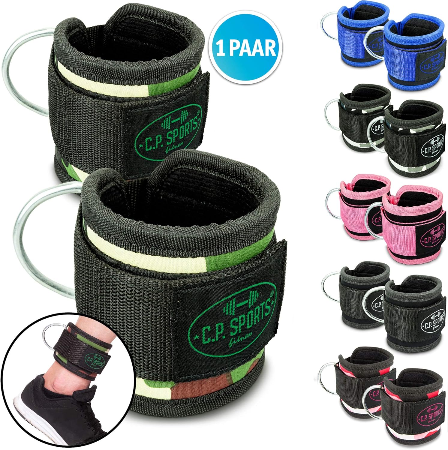 C.P.Sports Premium Wrist and Foot Strap, Foot Straps Fitness, Foot Loop
