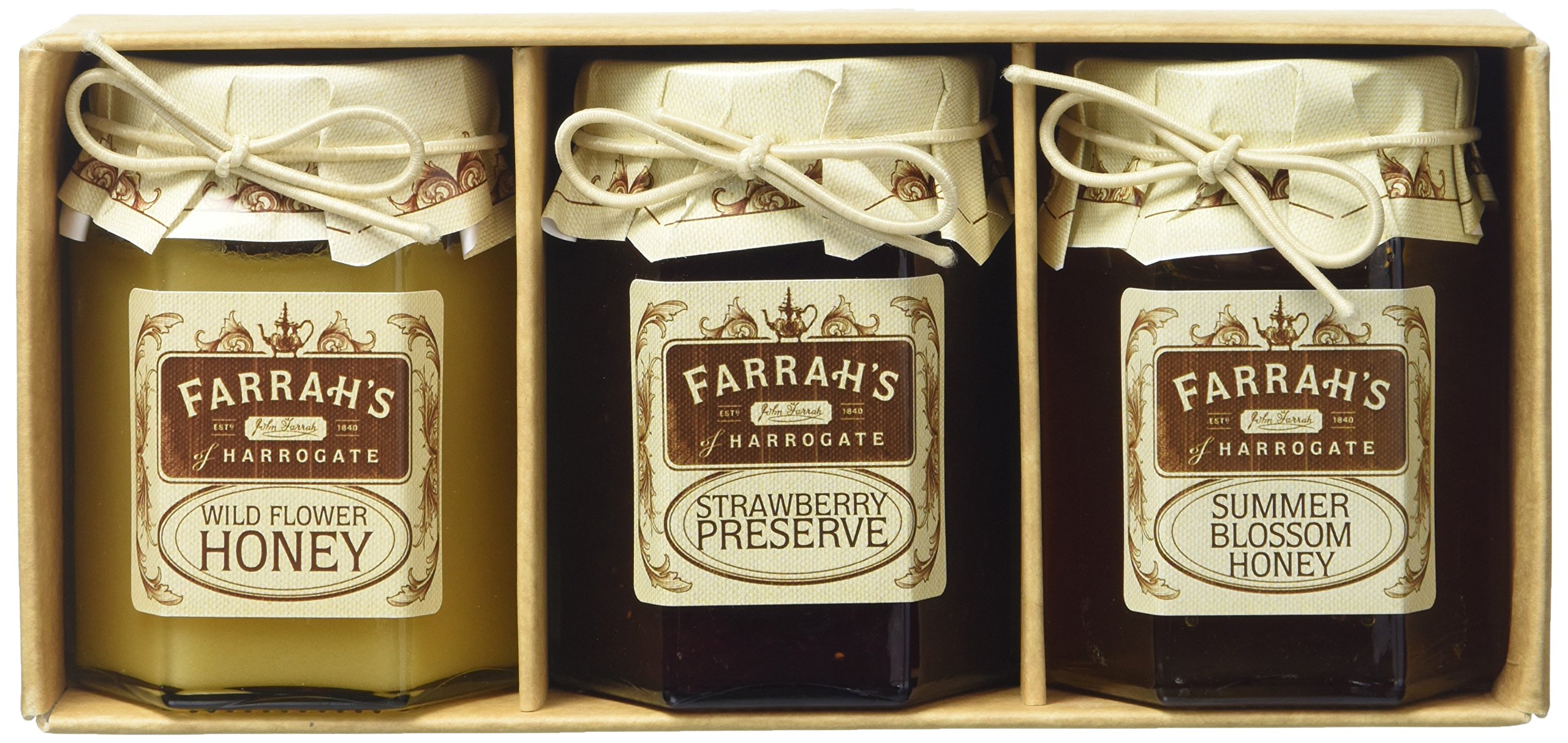 Farrah's of Harrogate - Trio Honey and Preserve Selection Gift Pack