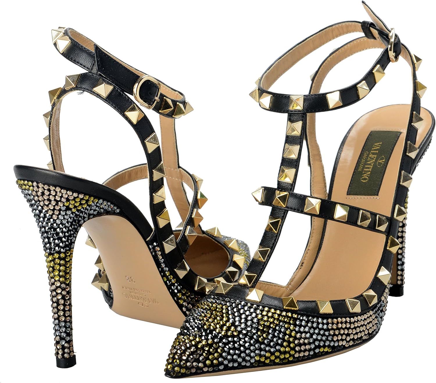 valentino crystal shoes