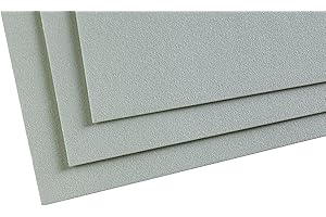 Clairefontaine - Ref 197021C - Pastelmat Card Sheets (Pack of 5 Sheets) - 360gsm Card - 24 x 32cm - Light Green Colour - Specially Formulated for Use with Pastels