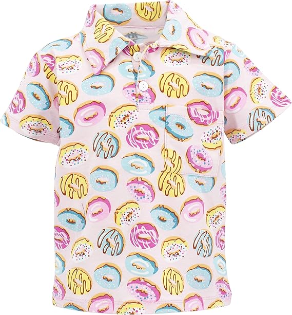 baby boy pink polo shirt