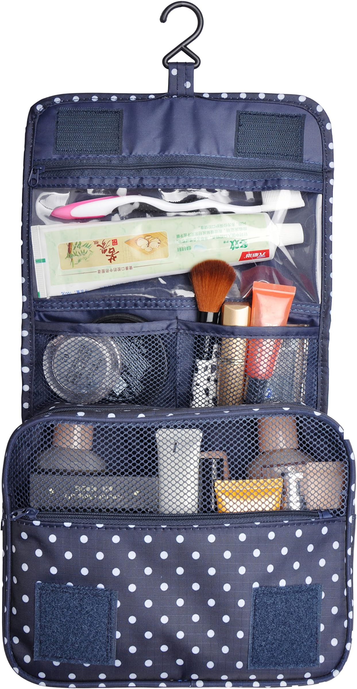 Cosmetic Makeup Bag Case Hanging Toiletry Bag Travel Organizer Travel Kit for Women Men