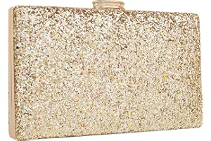 CARIEDO Women's Evening Bag Elegant Clutch Sophisticated Diamond Handbag Prom Wedding Party