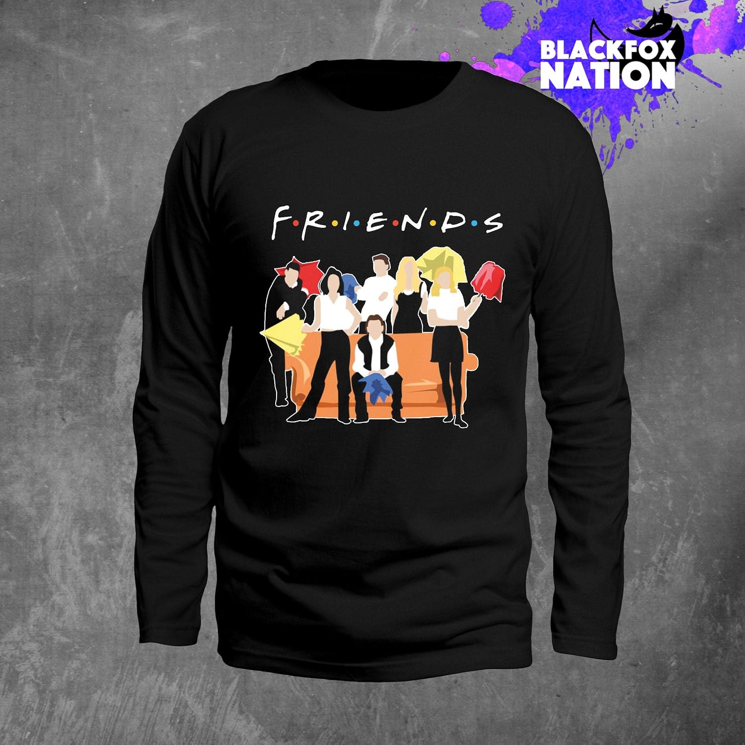 Amazon Com Friends Tv Show Shirt 90s Sitcom Long Sleeve Friends