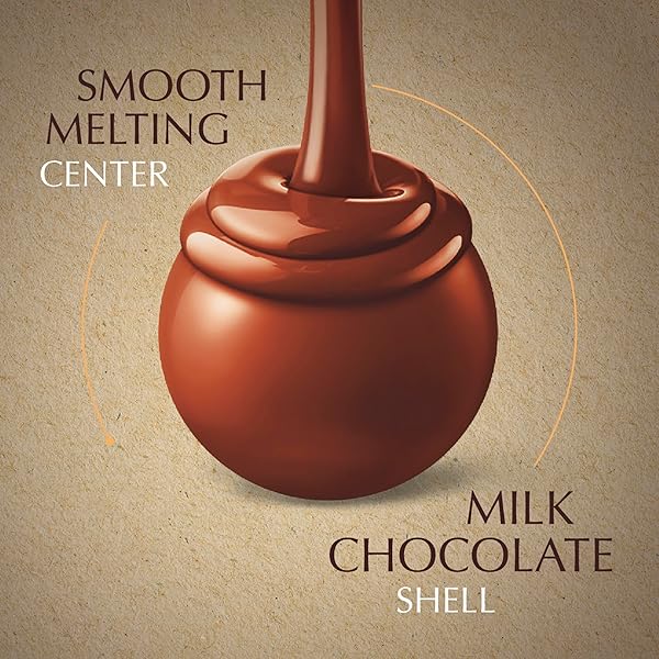 LINDT LINDOR OATMILK CHOCOLATE CANDY TRUFFLES, NON-DAIRY CHOCOLATE TRUFFLES WITH SMOOTH, MELTING TRUFFLE CENTER, 5.1 OZ.