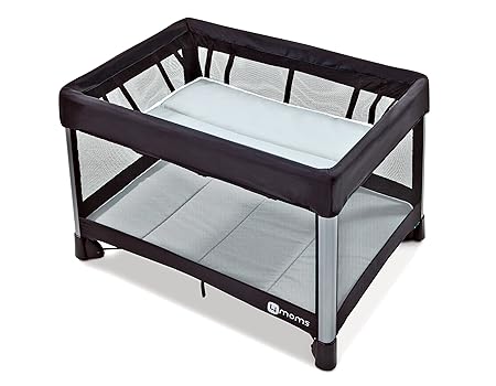 4moms breeze plus portable playard with removable bassinet and changing station