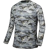 Men's UPF 50+ Sun Protection Shirt Long Sleeve Quick Dry Fishing Shirt Rash Guard Swimming Hiking Running-1003