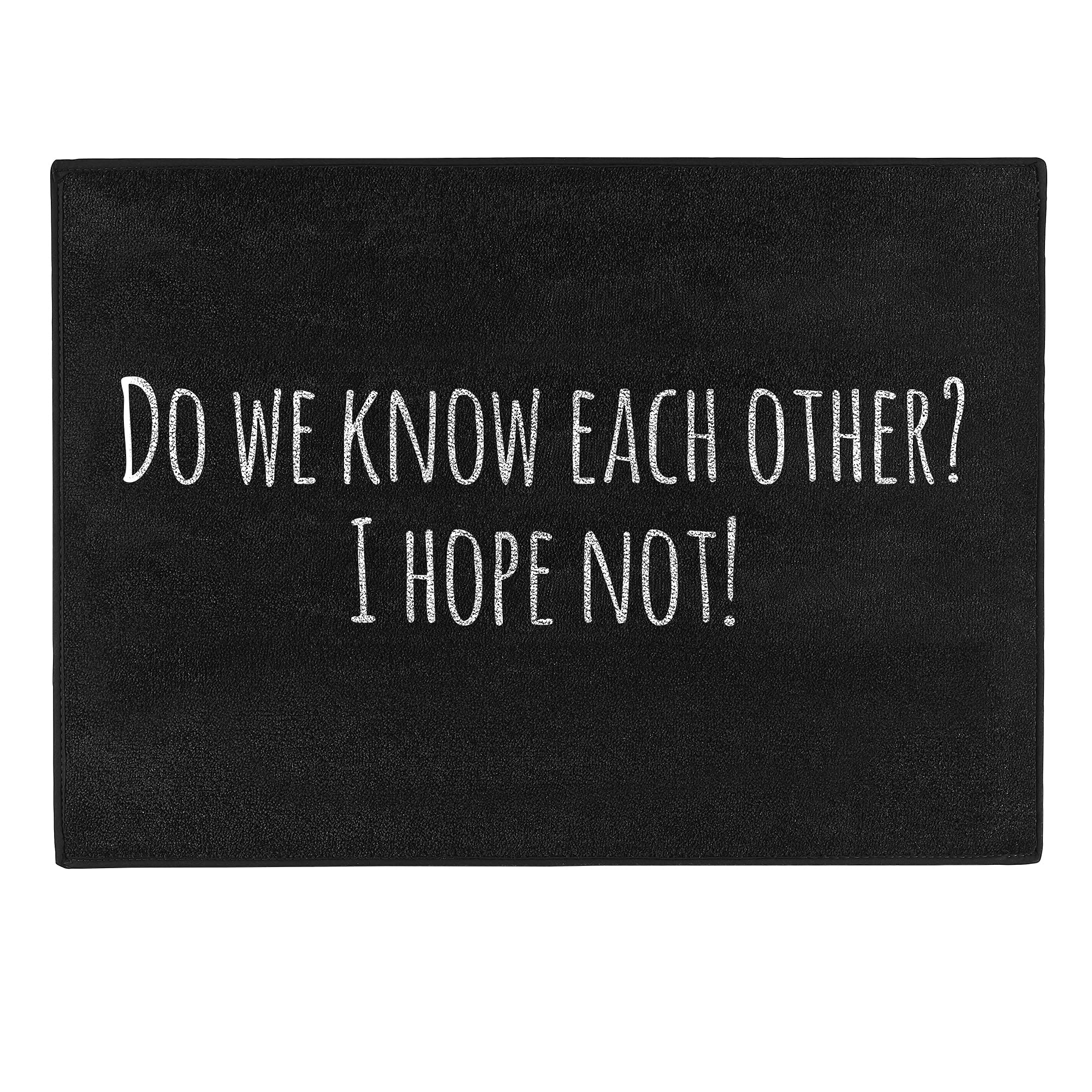 Pechkeks Misfortune Cookies Doormat "Do we know each other?"
