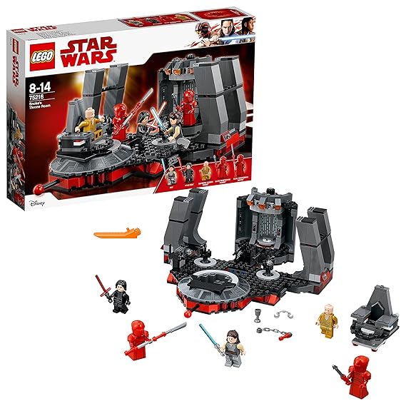 LEGO Star Wars Snokes Thronsaal (75216), Star Wars Spielzeug