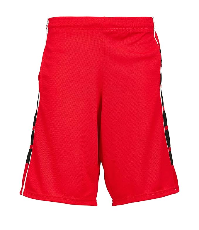 Buy Premium Basketball Shorts for Men with Side Pockets XL Red & Black