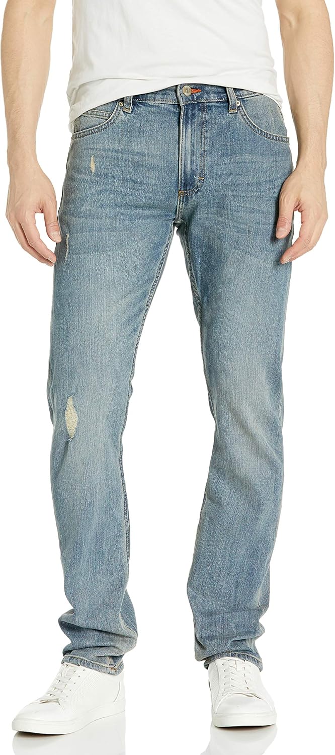 lee slim fit tapered leg jeans