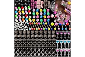 Gehaiwo 197PCS Nail Charms,Junk Nail Accessories for Acrylic Nails,Pins,Doorknobs, Piercings, Demon Eyes, Mechanical Parts, Pills, Dice, Billiard Nail Jewels for Nail Art Supplies DIY Nail Craft