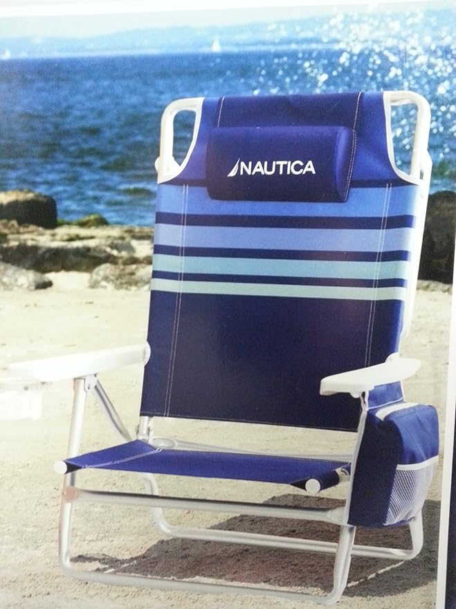 nautica beach chair and umbrella set