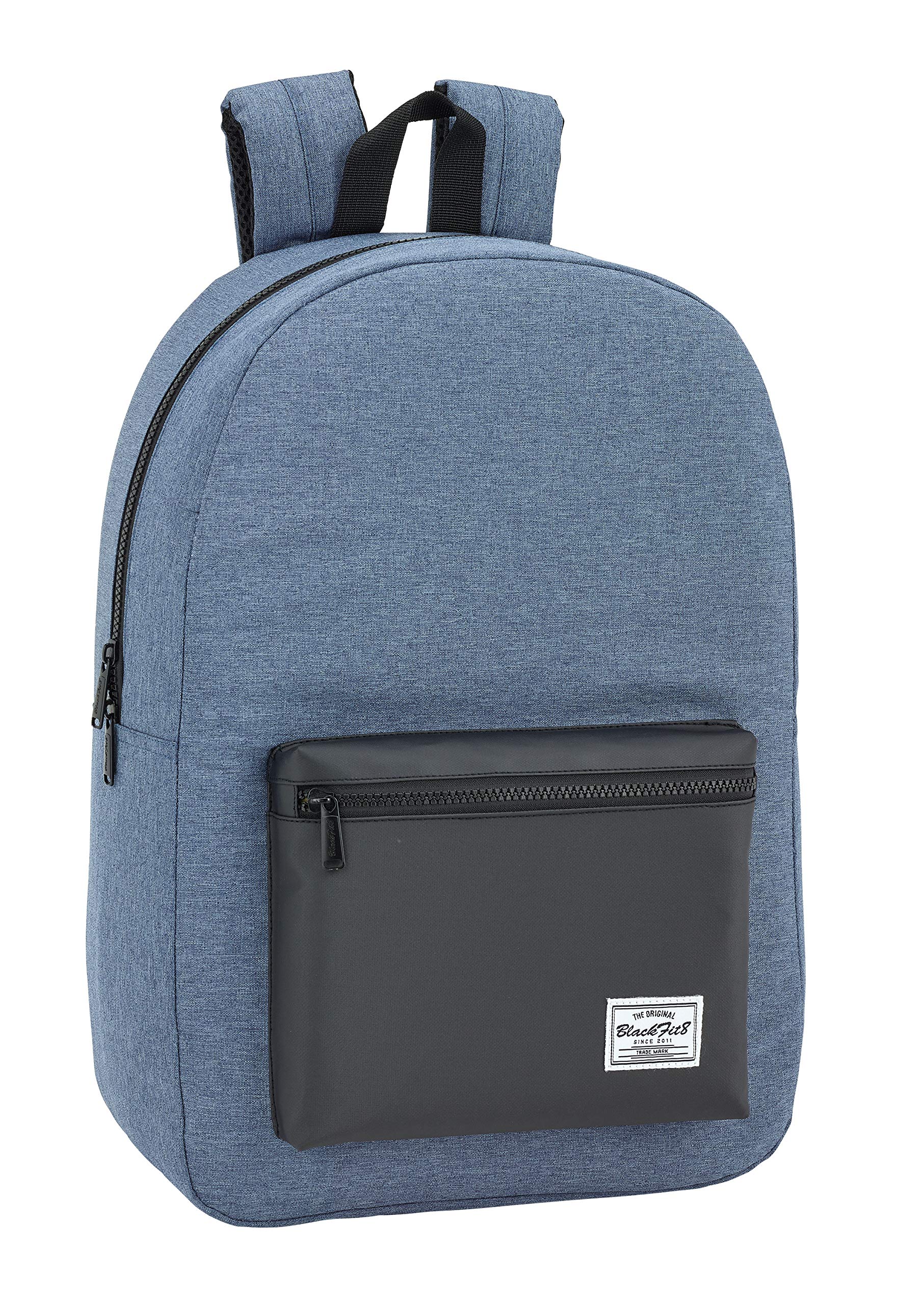 Blackfit8 Black & Blue Official Teenager's Backpack for Laptops up to 15.6''