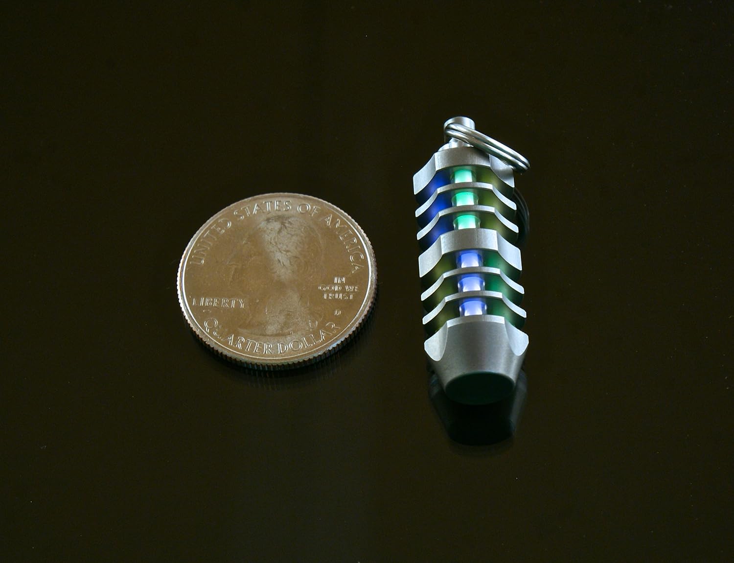 TEC Accessories TEC-T3-6X Titanium Isotope Triode Fob, Titanium housing for tritium vials: Automotive