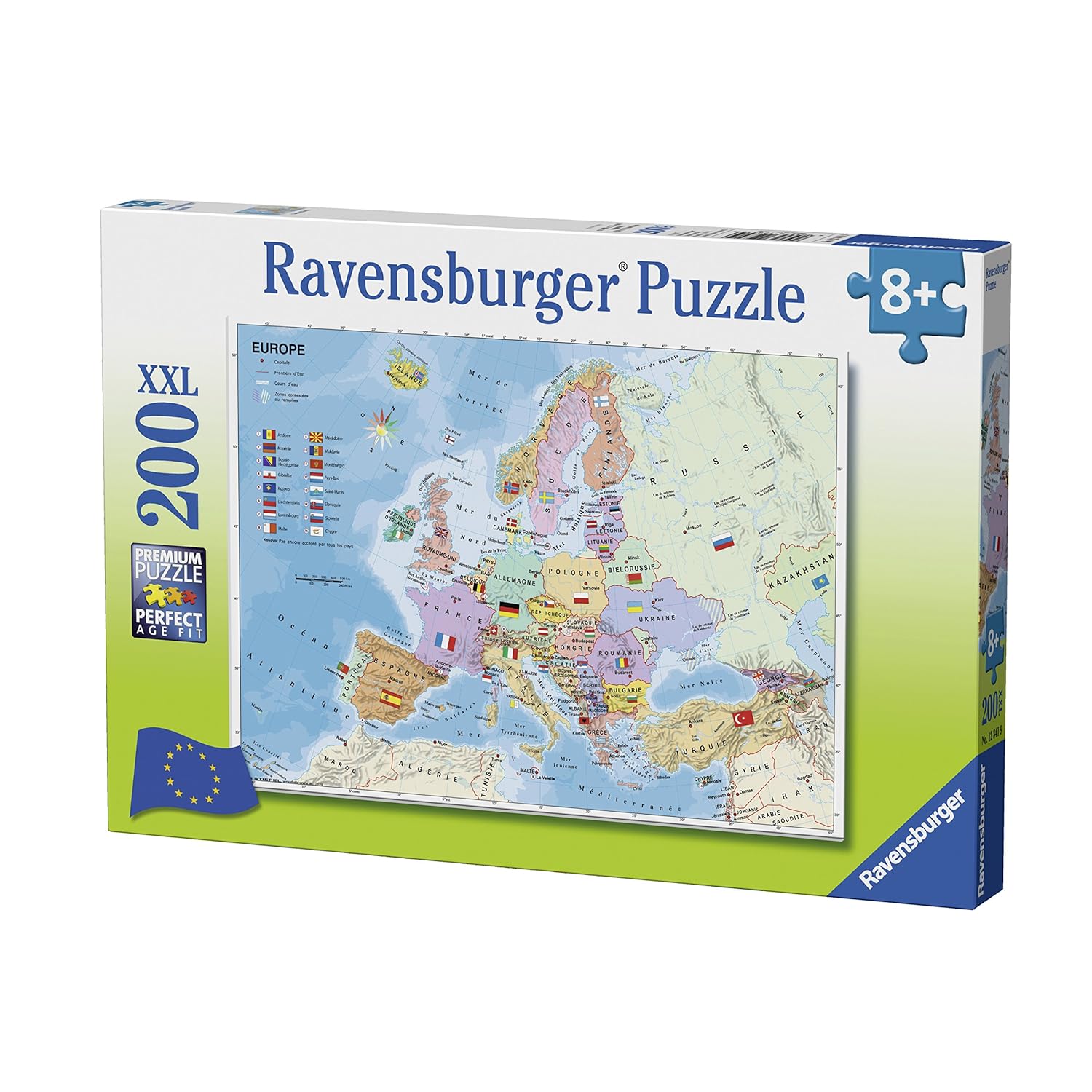 Ravensburger 12841 Map of Europe Jigsaw Puzzle 200 Pieces Amazon.co.uk