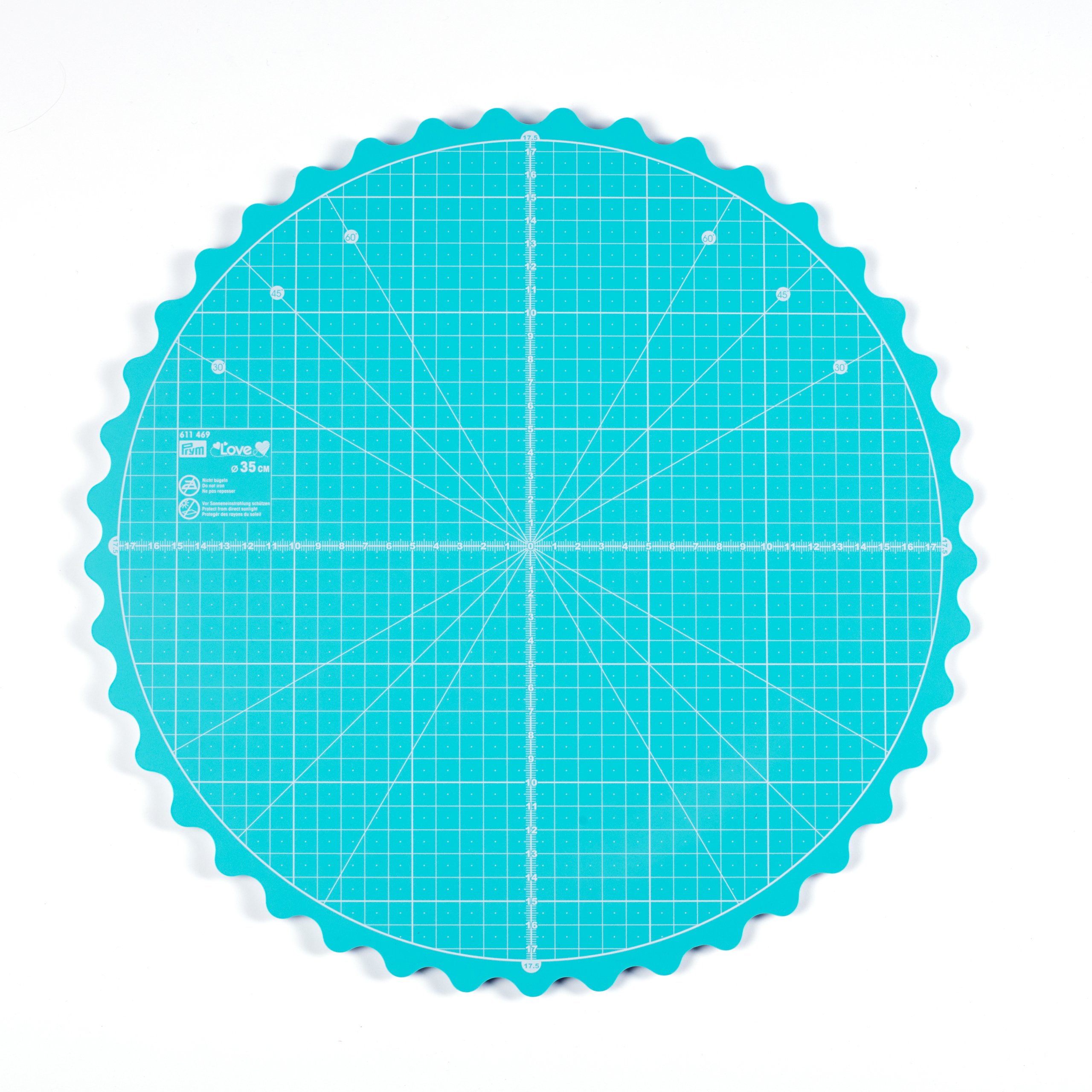 Prym - Love Rotating (35cm) Round Cutting Mat - 1 Unit