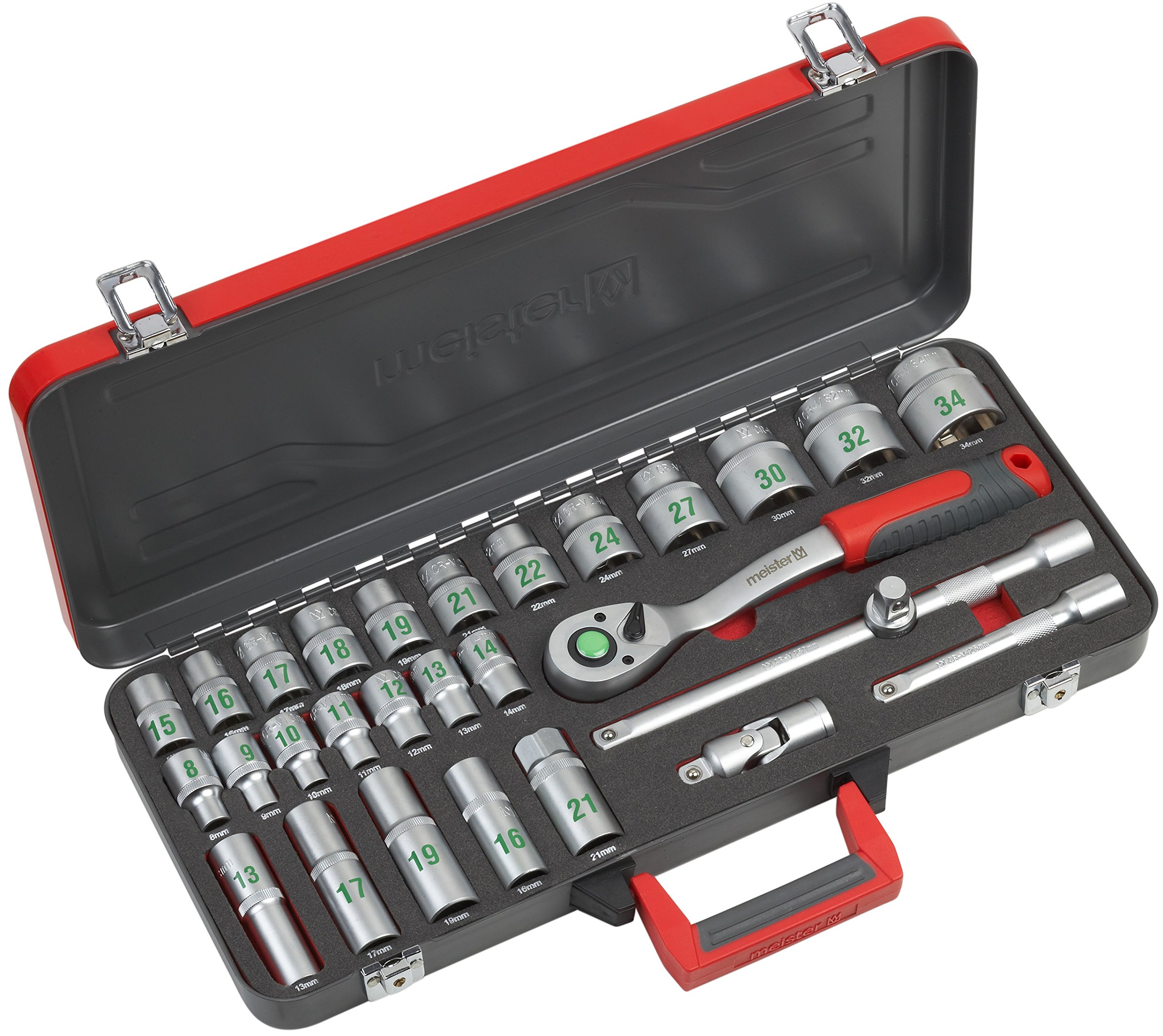 Meister Socket-Set 28 pieces, 8429100