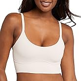 Maidenform Women's M Seamless Crop Tank Wireless Bralette, Long-Line Cropped Pullover Bra