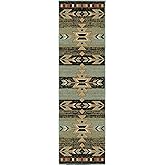 Mayberry Rug HS7613 2X8 Rio Grande Area Rug, 2'3"x7'7", Ebony