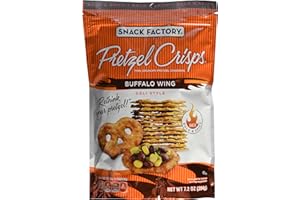 PRETZEL CRISPS Snack Factory Pretzel Crisp Bfflo Wng, 7.2 Ounce (Pack of 4)