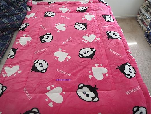 pink monkey blanket