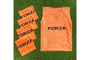 Forza Soccer Training Pinnies/Scrimmage Vests/Sports Bibs | Packs of 5, 10 & 15 | Multiple Colours & Sizes from Kids to XL
