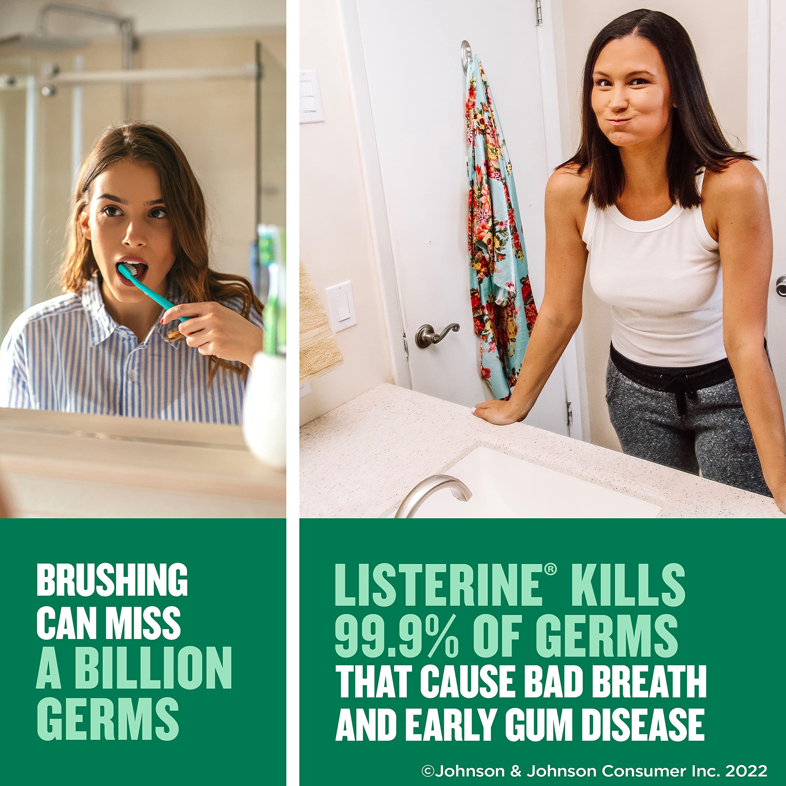 Listerine 8679 Freshburst Antiseptic Mouthwash with GermKilling Oral