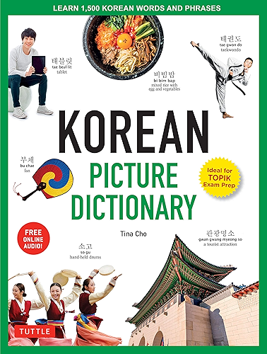 Download Korean Picture Dictionary: Learn 1,500 Korean Words and Phrases (Ideal for TOPIK Exam Prep; Includes Online Audio) (Tuttle Picture Dictionary Book 2) (English Edition) PDF