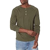 Amazon Essentials Men's Slim-Fit Long-Sleeve Henley Shirt