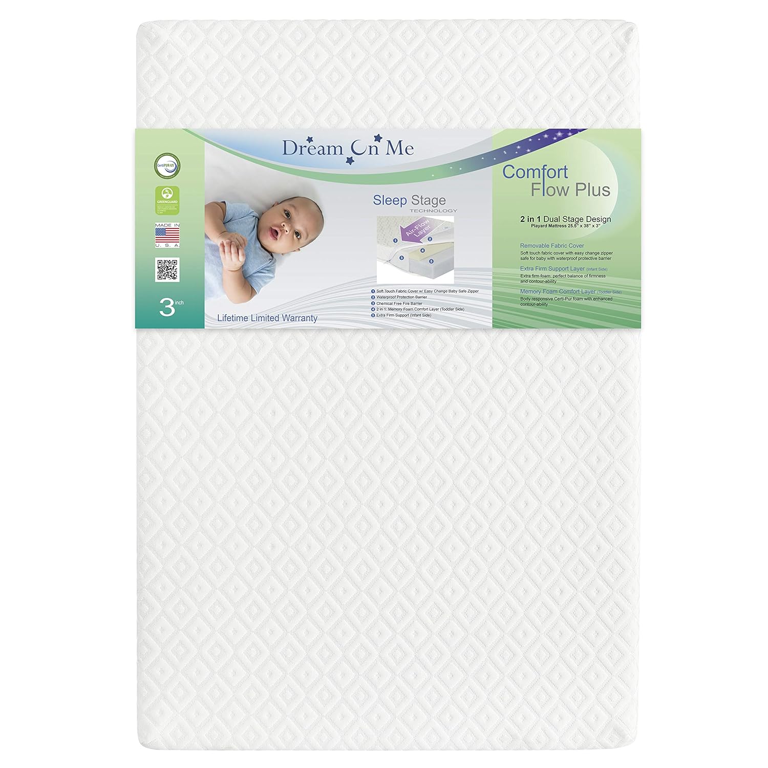 dream on me foam playard mattress
