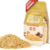 Eastanbul Baked Kataifi, Kadayif, Toasted Katafi, Extra Crunchy, 6oz | Baked Kadayif for Dubai Chocolate, Roasted Kadayif, New Recipe Toasted Katifi Katafi̇, Knafeh, Kadaif, Kosher by Star-K Halal