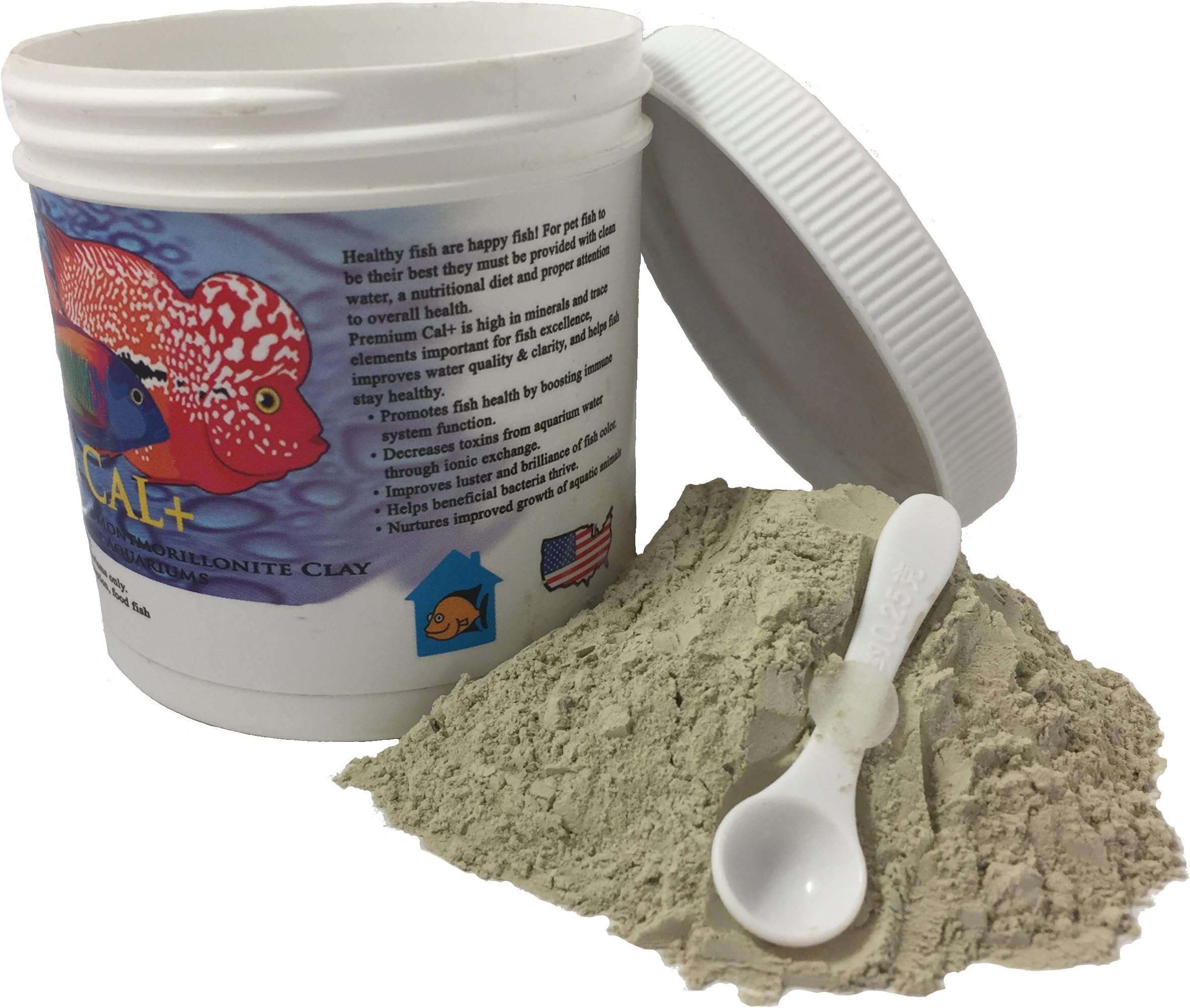 Fish Habit Supplies Premium Cal+ Monster Cichlid Minerals