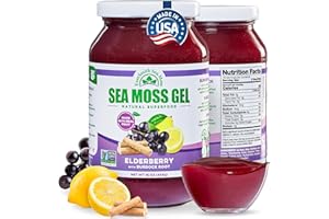 EverSmith Organics - Wildcrafted Irish Sea Moss Gel | Made in USA | Rich in Vitamins & Minerals | Sea Moss Gel Organic Raw | 