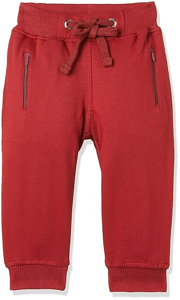 Baby Boys Regular Fit Cotton Joggers
