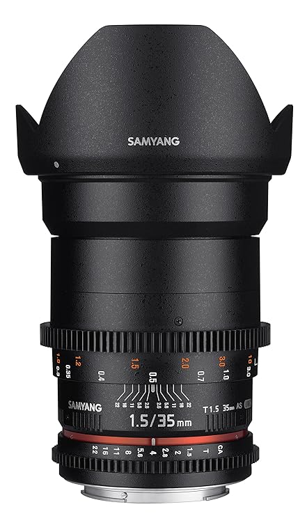 Samyang F1312902101 - Objetivo para vídeo VDSLR para Canon M ...