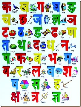 Little Genius Hindi Alphabet with Picture (Raised)
