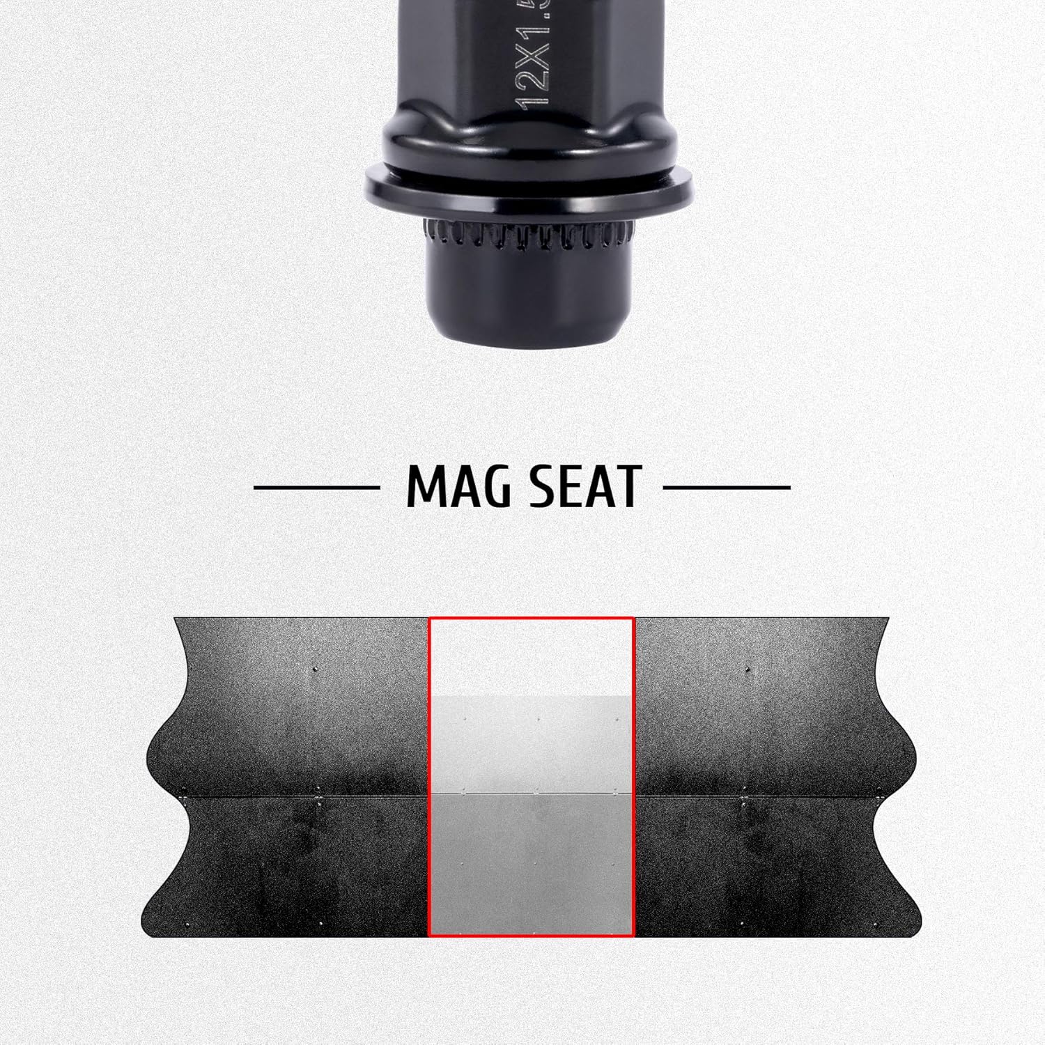 Orion Motor Tech 24-Piece M12x1.5 Lug Nuts Black with Hex Tuner, 1.5 inches Length with Mag Seat and Washer, Compatible with Toyota Lexus Scion Isuzu: Industrial & Scientific