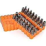 AMERICAN MUTT TOOLS 33pc Security Bit Set – Includes Security Torx, Metric and SAE Hex, Torq, Spanner Bit Set and Triwing – S