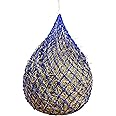 Harrison Howard Slow Feed Hay Net for Horses with 2"x2" Mesh Holes Goat Feeder Blue 40-Inch