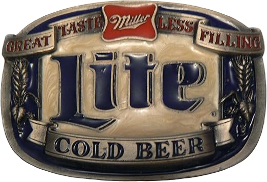 miller lite belt buckle