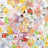 Decoden Charms 100PCS Mixed Kawaii Flatback Resin Charms for Crafts, Cabochon for DIY Projects, Slime Charm, Resin Art, Scrapbooking, Phone Case & Accessories (Multicolor)
