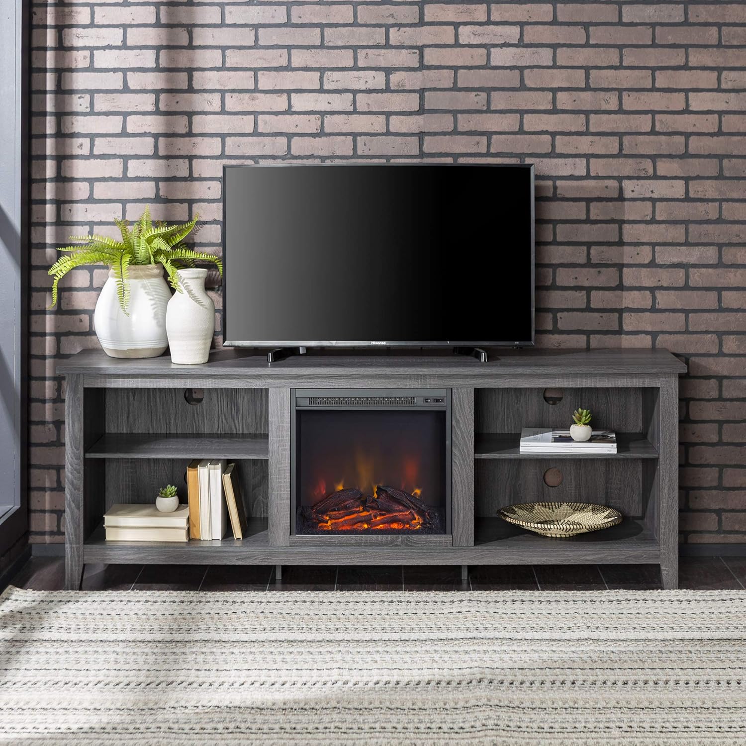 Fireplace Tv Stand 70 Inch
