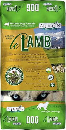 addiction lamb dog food